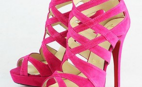 Pink high heels new trend of the year 2012