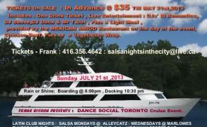 Dance Social Toronto Salsa Boat Cruise