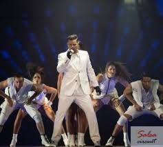 Ricky Martin performing  in Newcastle